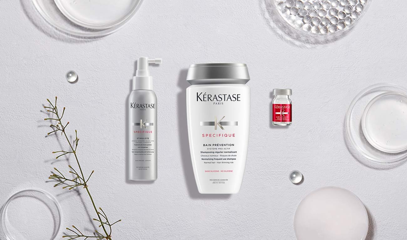 Kérastase Spécifique dirancang khusus untuk menjadi solusi permasalahan yang berakar dari kulit kepala, salah satunya adalah kerontokan rambut.
